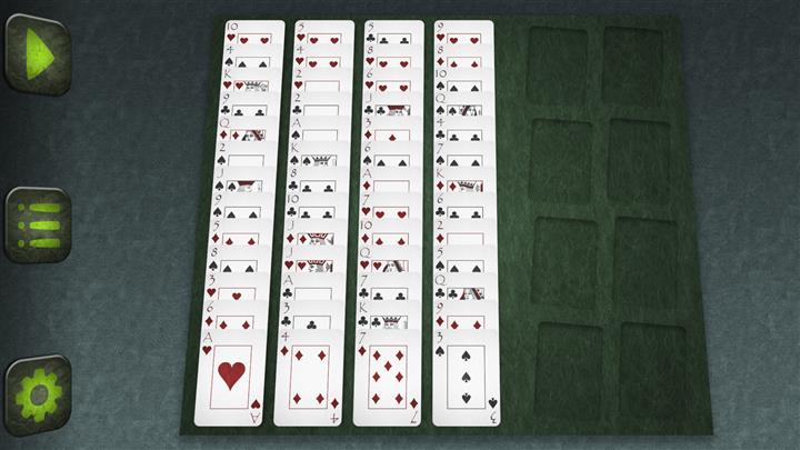 এড়ান (8 গাদা) (Eliminator (8 Piles) solitaire)