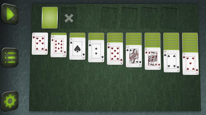 Nine Across solitaire