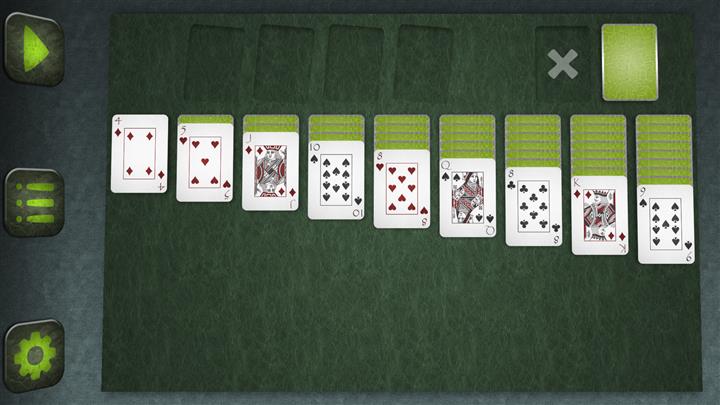 Nine Across solitaire